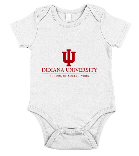 Indiana University School of Social Work. - Sweat Shirt Short Sleeve Baby One-Piece