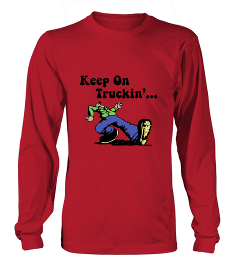 Vintage Keep on Truckin 1970s Women's Long Sleeve