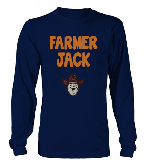 farmer jack grocery store logo Long sleeved Unisex