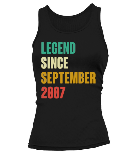 September 2007 15th Birthday 15 Years Old Bday Gi Tank top Woman