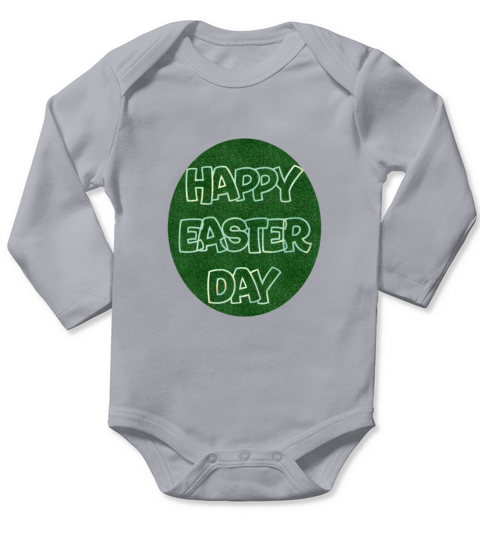 happy easter day 2022 Long Sleeve Baby One-Piece