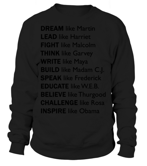 Dream Like Martin Graphic Tee Women's Sweatshirt