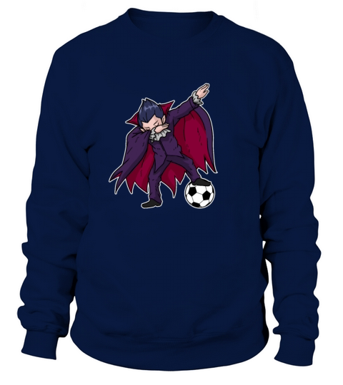 Funny Dabbing Vampire Soccer Gift Idea Men's Sweatshirt