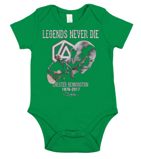 Legends Never Die Chester Bennington 1976 – 2017 Signature shirt Short Sleeve Baby One-Piece