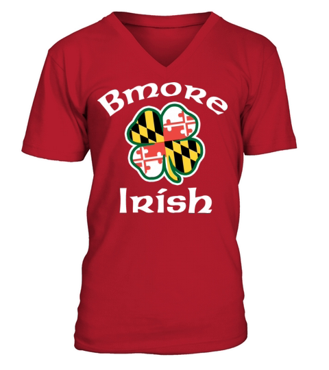 Baltimore Bmore Irish Men's V-Neck T-shirt