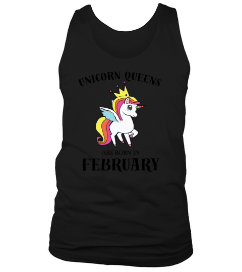 UNICORN QUEENS BORN IN FEBRUARY Men's Tank Top