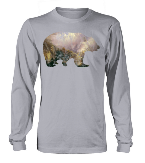 Bear Mountains Vintage Gift Idea Women's Long Sleeve