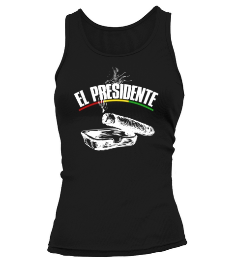 El Presidente Tropico Cuba Cigar Boss Chef Gym Women's Tank Top