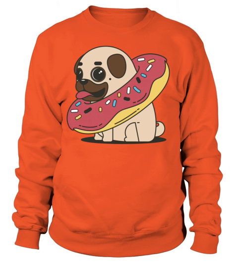 Pug Donut Women's Sweatshirt