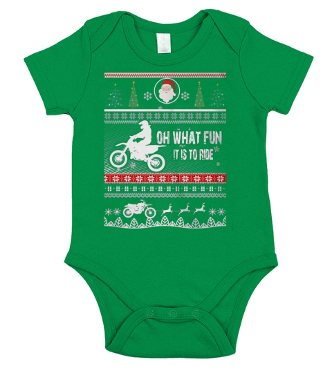 Christmas for motorcycle Short Sleeve Baby One-Piece