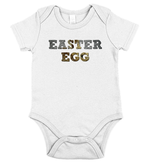 Easter Egg Short Sleeve Baby One-Piece