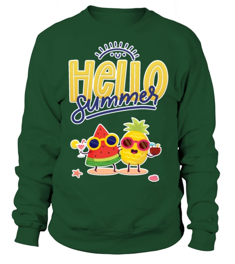 Hello summer T-shirt that takes you to the summer Women's Sweatshirt