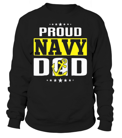 Proud navy dad navy shirts 2 Women's Sweatshirt
