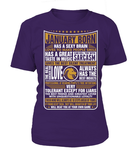 January Capricorn Born Women's T-Shirt