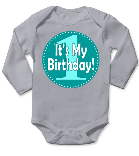 1st Birthday Long Sleeve Baby One-Piece