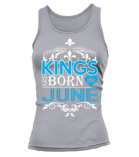 Kings Are Born In June Happy Fathers Day Women's Tank Top