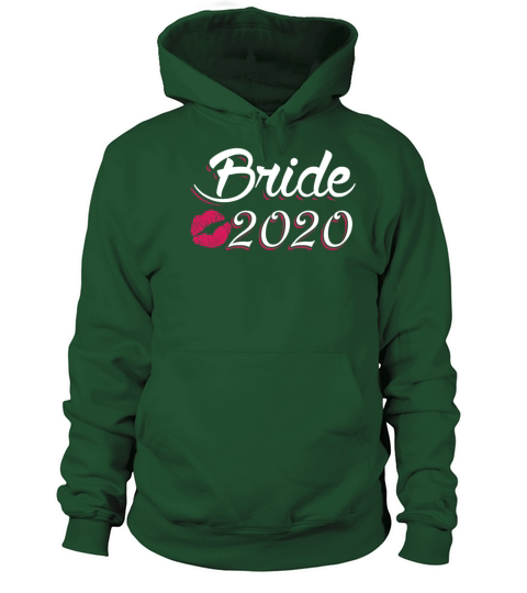 Bride 2020 T-Shirt Getting Married 2020 Engaged Women's Hoodie