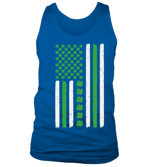 American Flag St Patricks Day Tank Top Unisex