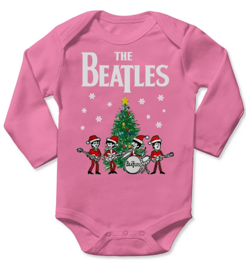 Die Beatles Long Sleeve Baby One-Piece