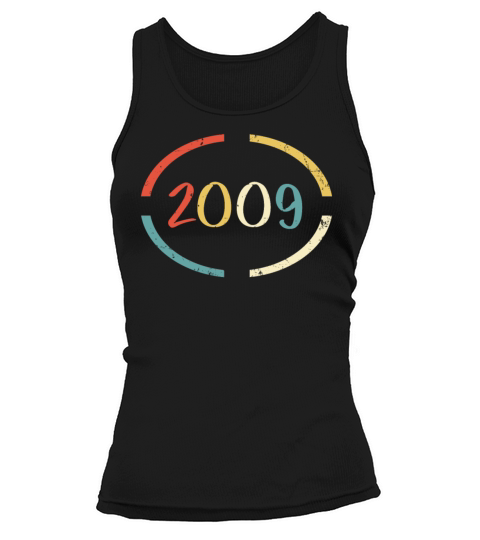 Retro Birthday Gift - Vintage Born in 2009 Women's Tank Top