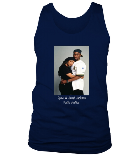 TUPAC 2PAC & JANET JACKSON POETIC JUSTICE Tank Top Unisex