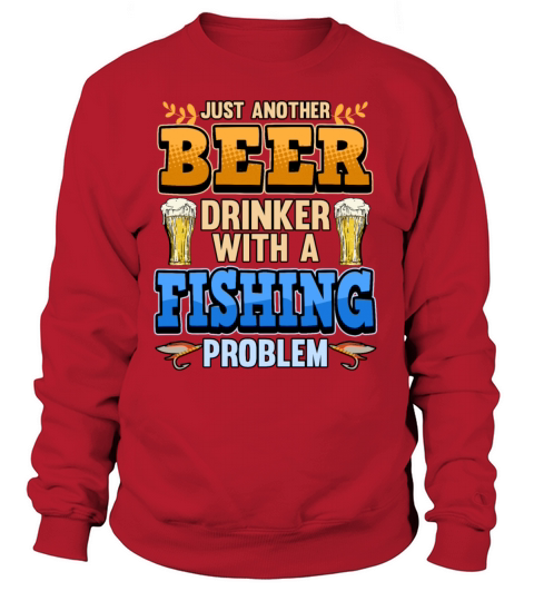 Angler Beer Drinker Fish Funny Saying Gift Women's Sweatshirt