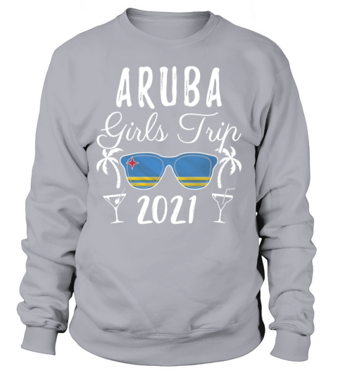 Matching Bachelorette Aruba Girls Trip 2021 Tank Men's Sweatshirt