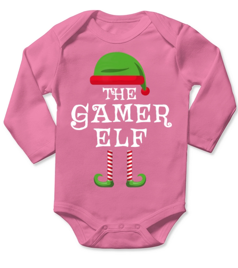 The Gamer Elf Long Sleeve Baby One-Piece