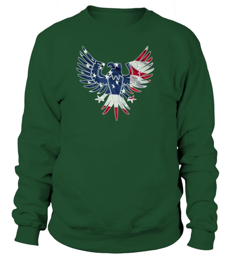 AMerican Drinking Design Patriotic Eagle Shirt Women's Sweatshirt