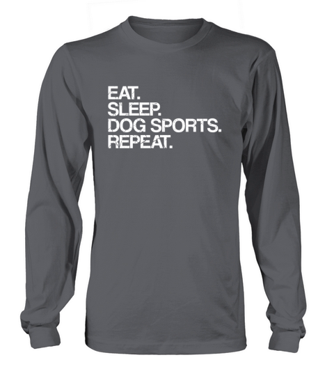 Eat Sleep Dog Sports Repeat Women's Long Sleeve