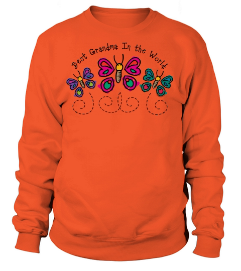 Butterfly Best Grandma Women's Sweatshirt