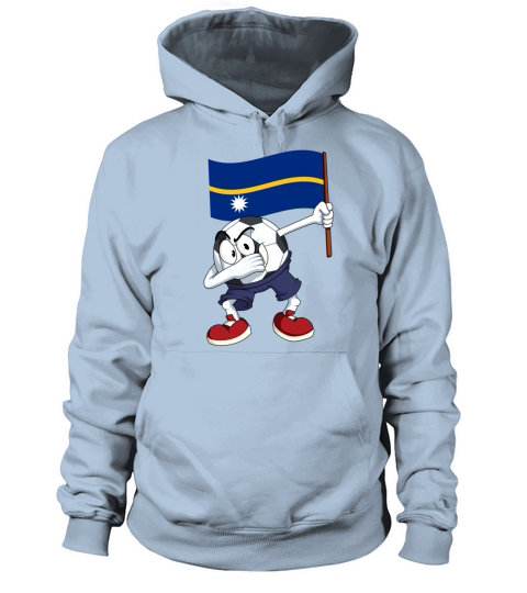 Nauru Dabbing Soccer Ball Women's Hoodie