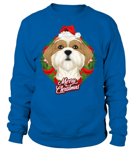 Shih Tzu Lover I Merry Christmas Shih Tzu Women's Sweatshirt