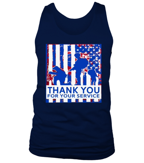 THANK FOR YOUR SERVICE Memorial Day Men's Tank Top