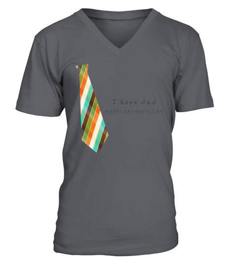 Fathers Day Necktie Men's V-Neck T-shirt