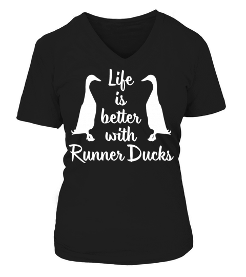 Runner ducks poultry gift duck owner Women's V-Neck T-shirt