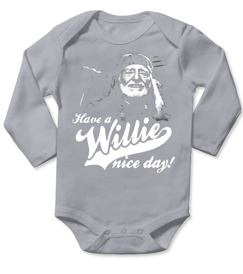 TG-Willie Nelson Long Sleeve Baby One-Piece