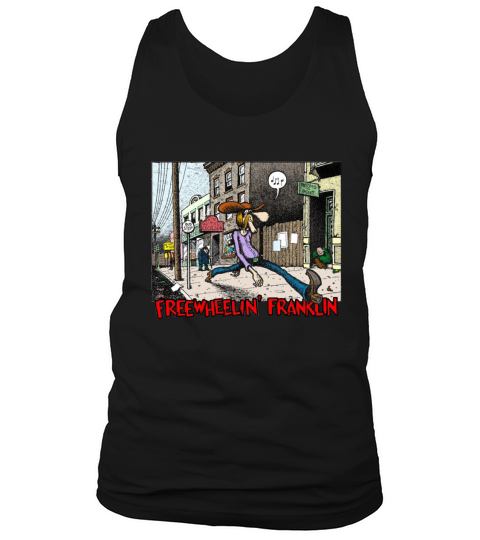 Fabulous Furry Freak Brothers Freewheelin Franklin Tank Top Unisex