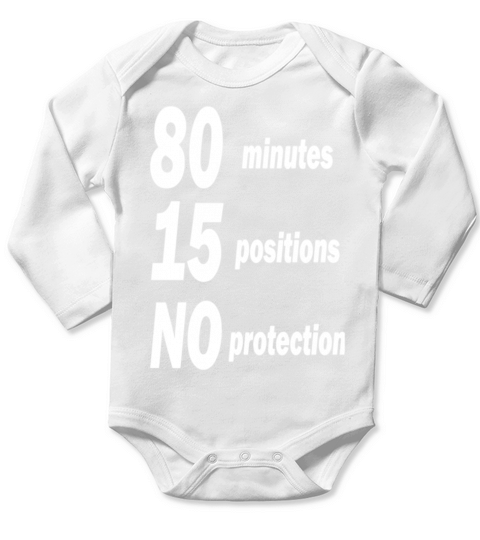 80 Minutes 15 Positions No Protection Mens Rugby Long Sleeve Baby One-Piece
