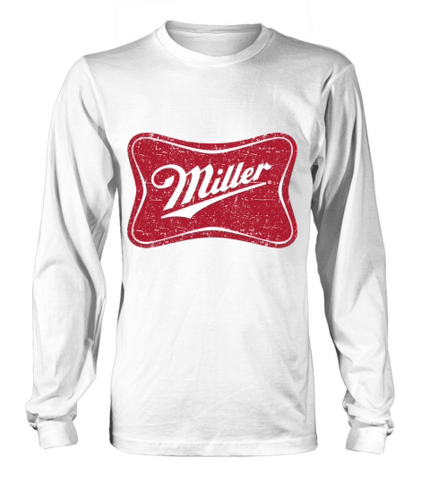 Miller Beer Vintage District Logo Long sleeved Unisex