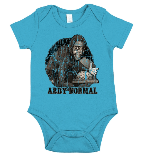 abby normal Vintage Short Sleeve Baby One-Piece