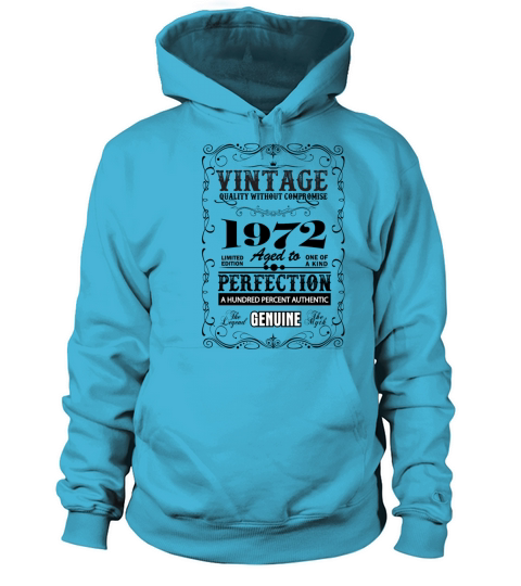 Premium Vintage 1972 Aged To Perfection Women's Hoodie