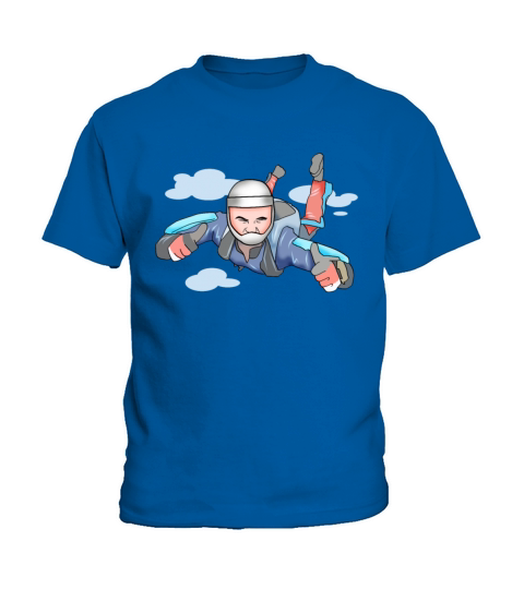 Skydiving Parachuting Freefly Make Skydiver Gift Kids T-Shirt
