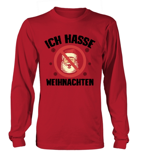 Anti Santa Claus Grinch Gift Christmas Men's Long Sleeve