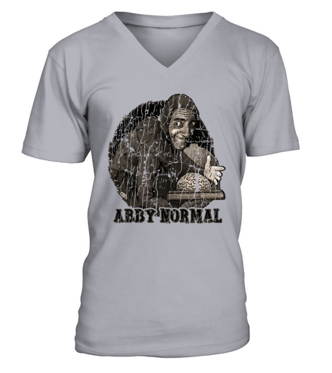 abby normal Vintage Men's V-Neck T-shirt