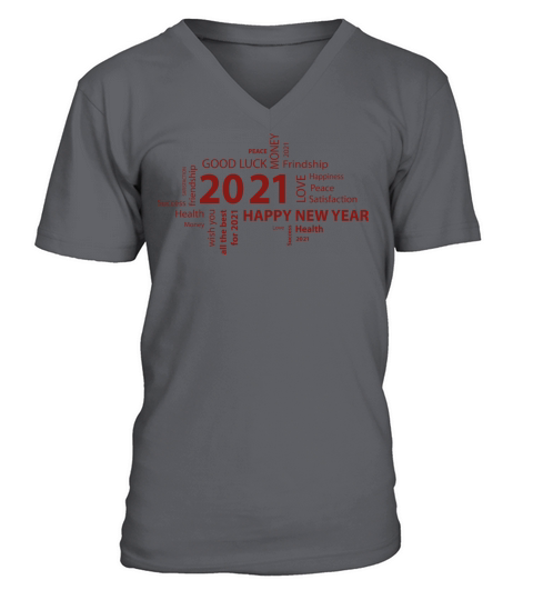 Happy New Year 2021 Men's V-Neck T-shirt