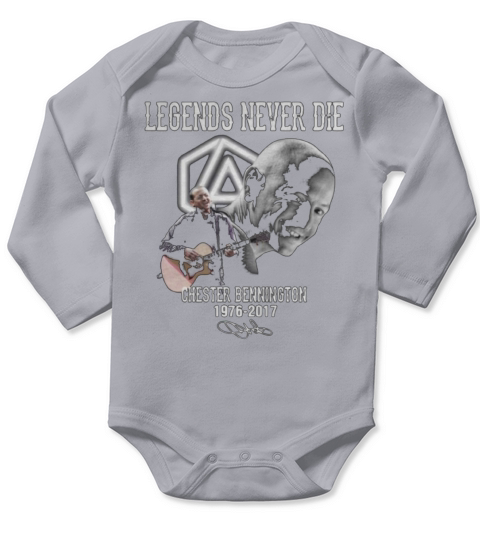 Legends Never Die Chester Bennington 1976 – 2017 Signature shirt Long Sleeve Baby One-Piece