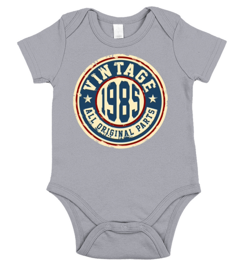 Vintage 1985 Short Sleeve Baby One-Piece