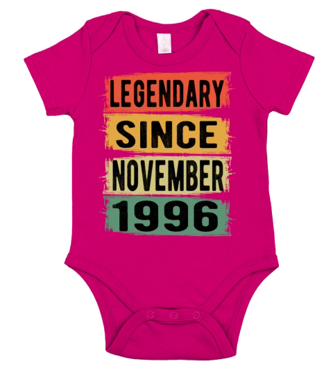 Birthday Gift November 1996 Short Sleeve Baby One-Piece
