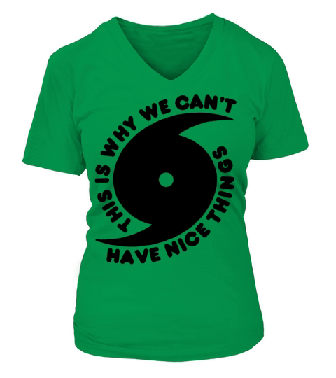 Can t Have Nice Things 2 White Women's V-Neck T-shirt